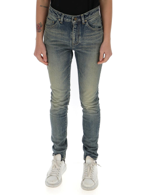 Saint Laurent High-waisted Skinny Jeans