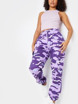 Lilac Camo Casual Jogger