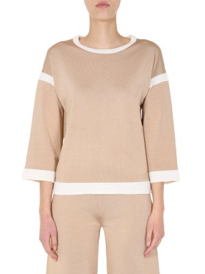 Boutique Moschino Two-tone Knitted Jumper