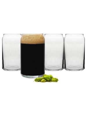 Cathy's Concepts 16 Oz. Craft Beer Can Glasses (set Of 4)