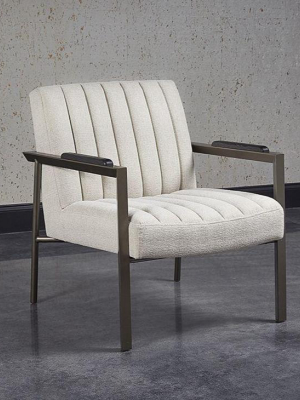 Laney Lounge Armchair - Milestone Cream