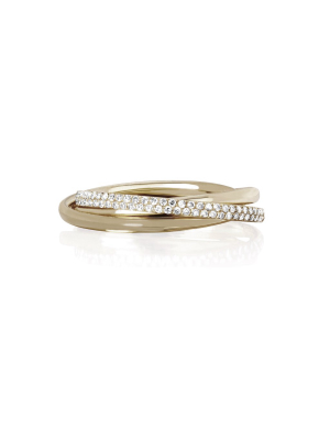 Ef Collection Jumbo Diamond Triple Eternity Band Ring