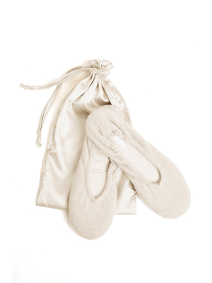 Cashmere Ballet Flat Slippers By Skin