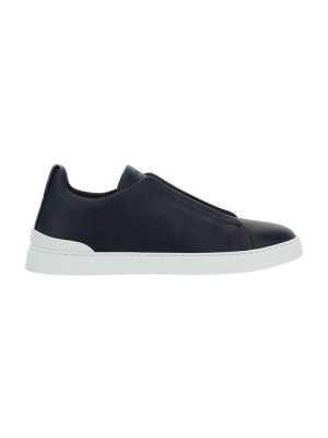 Ermenegildo Zegna Triple Stitch Round Toe Sneakers