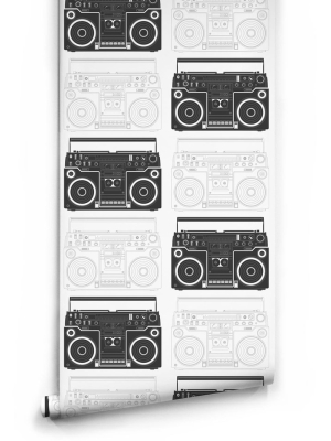 Boom Box Wallpaper By Muffin & Mani For Milton & King