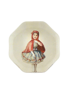 John Derian Little Red Octagonal Charm