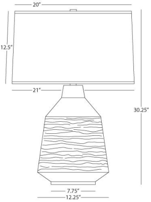 Berkley Vessel Table Lamp W/ Various Shades