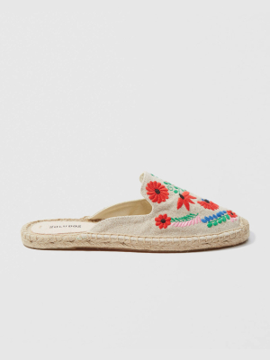 Soludos Embroidered Mule