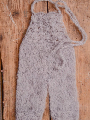 Mohair Overall - Silver