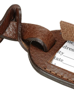 Leather Luggage Id Tag