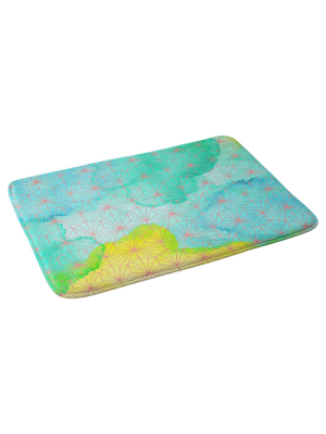 Geometric Bath Mat Blue - Deny Designs