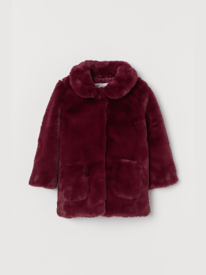 Faux Fur Teddy Bear Coat