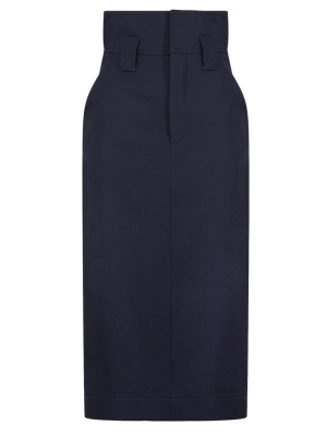 Fendi High-waisted Midi Skirt