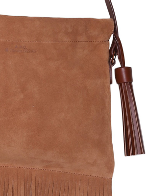 A.p.c Fringed Shoulder Bag