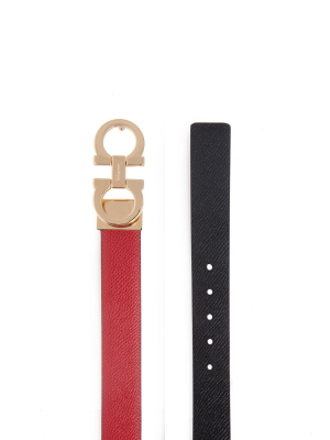 Salvatore Ferragamo Gancini Reversible Belt