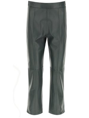 Weekend Max Mara Nappa Leather Trousers