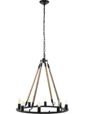 Enthrall Chandelier Black