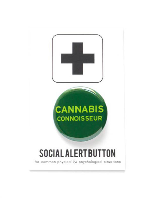 Cannabis Connoisseur Button