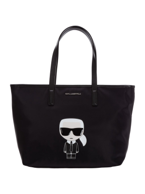 Karl Lagerfeld K/ikonik Print Tote Bag