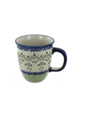 Blue Rose Polish Pottery Summer Vines Coffee Mug