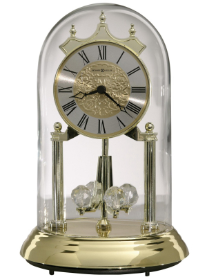 Howard Miller Christina Gold Anniversary Table Clock 645-690 - Modern With Quartz Movement