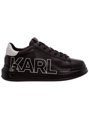 Karl Lagerfeld Logo Print Lace-up Sneakers