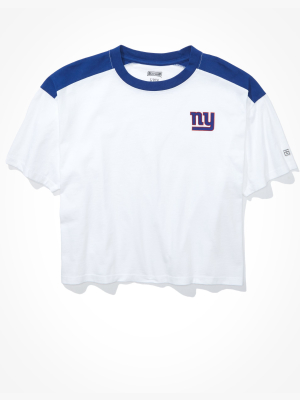 Tailgate Women's Ny Giants Boxy Cropped Tee