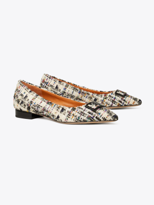 Gigi Tweed Pointed-toe Flat