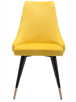 Piccolo Dining Chair, Yellow (set Of 2)