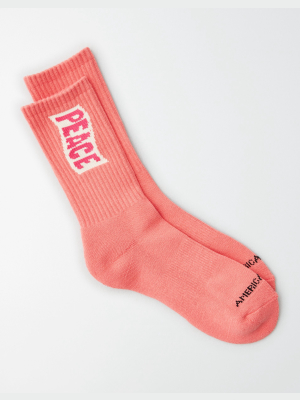 Aeo Peace Crew Sock