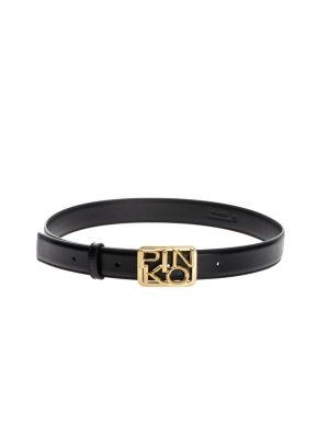 Pinko Anthea Simply Logo Buckle Belt