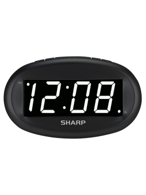 Sharp Large Display Digital Alarm Clock