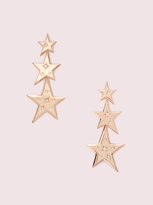 Star Of The Show Statement Linear Earrings