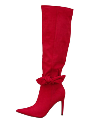 Shari191 Red Women's Boot