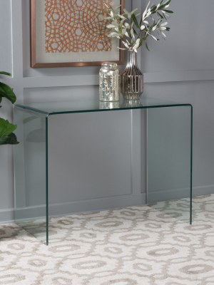 Caradoc Tempered Glass Side Table - Clear - Christopher Knight Home