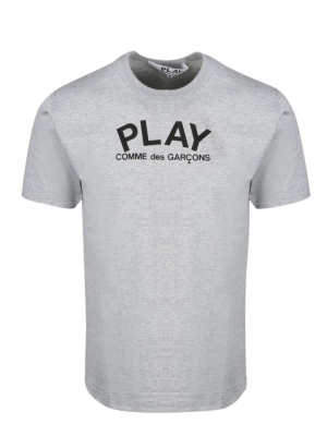 Comme Des Garçons Play Logo Print Crewneck T-shirt