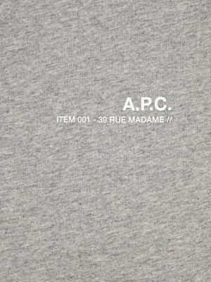 A.p.c. Logo Print Crewneck T-shirt