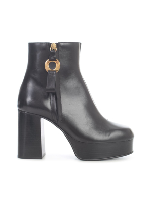 See By Chloé Block-heel Ankle Boots