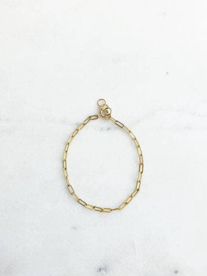 Narrow Links Chain Bracelet By Token Jewelry