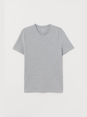 Slim Fit Cotton Piqué T-shirt