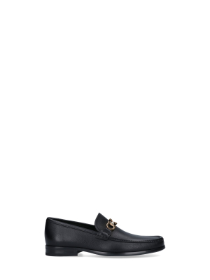 Salvatore Ferragamo Gancini Reversible Ornament Moccasins