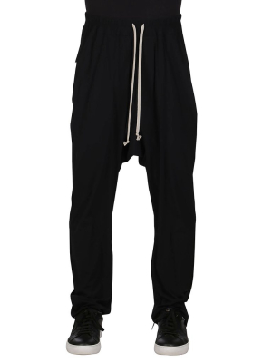 Rick Owens Phlegethon Drop-crotch Drawstring Pants