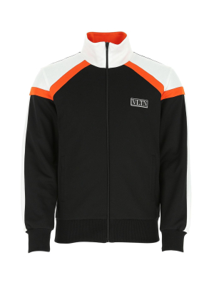 Valentino Vltn Tag Colour-block Track Jacket