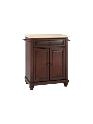 Cambridge Natural Wood Top Portable Kitchen Island - Crosley