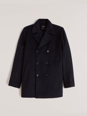 Wool-blend Peacoat