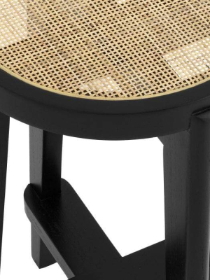 Eichholtz Dareau Counter Stool - Black