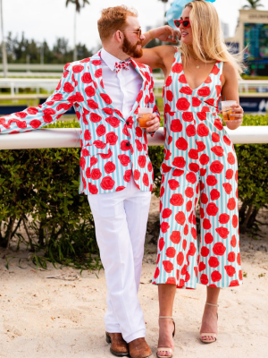 The Rose Me Down | Red Rose Derby Suit