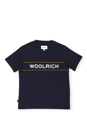 Woolrich Kids Logo Printed T-shirt