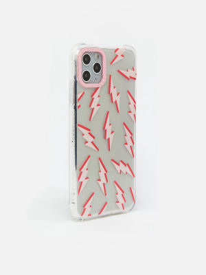 **glitter Lightning Bolt Shock - Iphone Xs Max / 11 Pro Max By Skinnydip