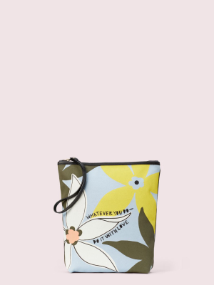 Cleo Wade X Kate Spade New York Floral Pouch